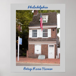Philadelphia Betsy Ross House Poster
