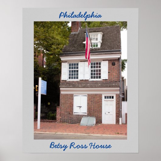 Philadelphia Betsy Ross House Poster (Vorne)