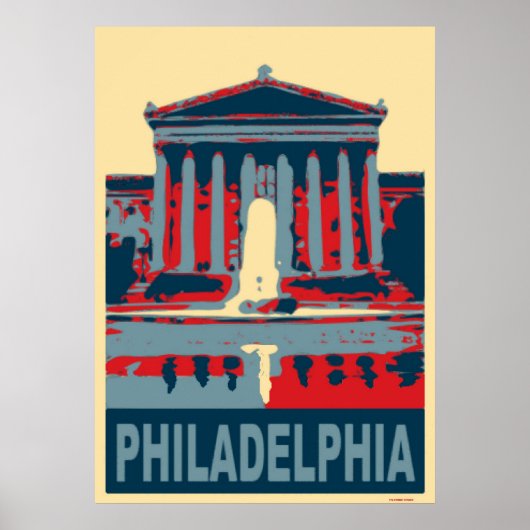Philadelphia Blue Poster (Vorne)