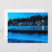 Philadelphia Boathouse Row bei Sunset Postkarte (Vorne/Hinten)