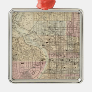 Philadelphia, Camden 2 Ornament Aus Metall