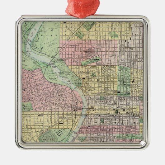 Philadelphia, Camden Silbernes Ornament (Vorne)