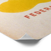 Philadelphia Carpenters Hall Vintage Poster (Ecke)