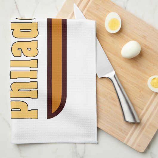 Philadelphia Cheese Steak Design Handtuch (Viertel Falte)