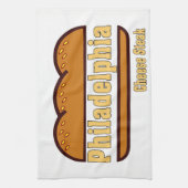 Philadelphia Cheese Steak Design Handtuch (Vertikal)