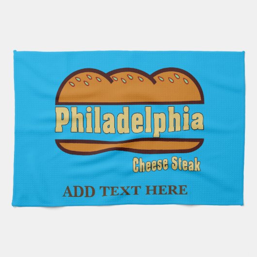 Philadelphia Cheese Steak Design Küchentücher (Horizontal)