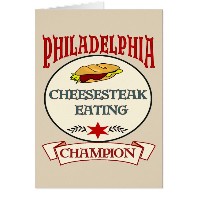 Philadelphia Cheese Steak Eating Champ (Vorne)