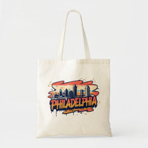 Philadelphia City Pennsylvania USA Skyline Tragetasche