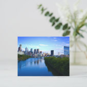 Philadelphia City Skyline Pennsylvania Postkarte (Stehend Vorderseite)