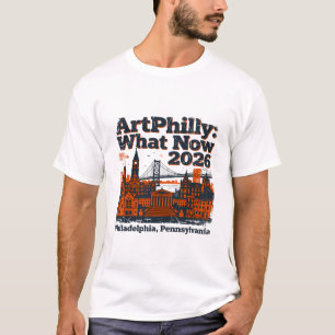 Philadelphia City Skyline Silhouette Thema 2026 T-Shirt