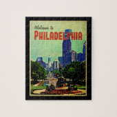 Philadelphia Cityscape Puzzle (Vertikal)
