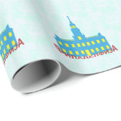 Philadelphia cyrillic geschenkpapier (Rolleneckpunkt)