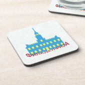 Philadelphia cyrillic getränkeuntersetzer (Linke Seite)