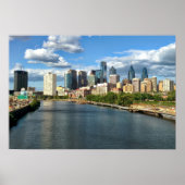 Philadelphia Daytime Skyline Poster (Vorne)