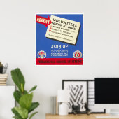 Philadelphia Defense - Freiwillige erforderlich -  Poster (Heimbüro)