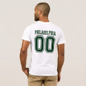 Philadelphia-Doppeltes null T-Shirt (Schwarz voll)
