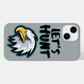 Philadelphia Eagles LET'S HUNT iPhone Case (Rückseite (Horizontal))
