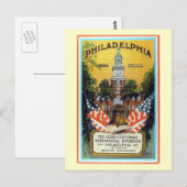 Philadelphia Exposition 1926 Vintag Postkarte (Vorne/Hinten)