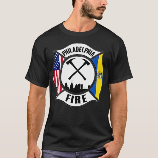Philadelphia Fire Rescue Department Pennsylvania T-Shirt (Vorderseite)