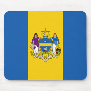 Philadelphia-Flagge Mousepad