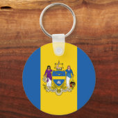 Philadelphia-Flagge Schlüsselanhänger (Vorderseite)