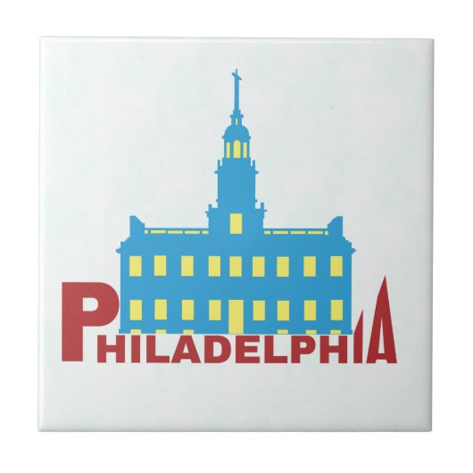 Philadelphia Fliese (Vorderseite)