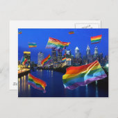 Philadelphia Flying Pride Postkarte (Vorne/Hinten)