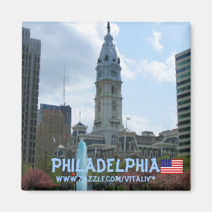 Philadelphia-Fotografiemagnetentwurf Magnet