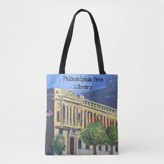 Philadelphia Free Library Großbildtasche Tasche (Vorderseite)