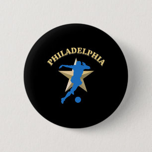 Philadelphia Fußballfan-Unterstützungsstadion Zeig Button
