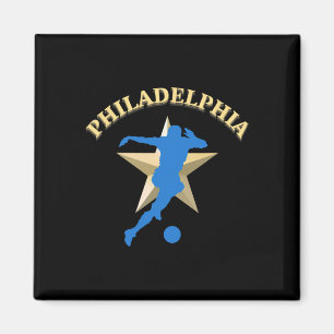 Philadelphia Fußballfan-Unterstützungsstadion Zeig Magnet