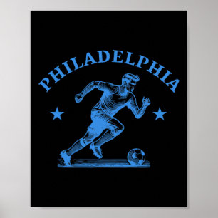 Philadelphia Fußballfan Unterstützungsstadion Zeig Poster