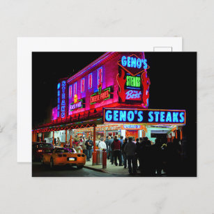 Philadelphia, Genos Steaks, Postkarte