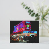 Philadelphia, Genos Steaks, Postkarte (Stehend Vorderseite)