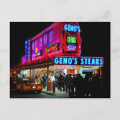 Philadelphia, Genos Steaks, Postkarte (Vorderseite)