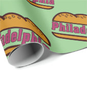 Philadelphia Geschenkpapier (Rolleneckpunkt)