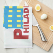 Philadelphia Geschirrtuch (Viertel Falte)