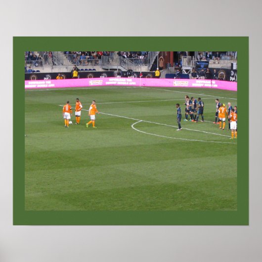 Philadelphia Gewerkschaft Soccer Game Poster (Vorne)