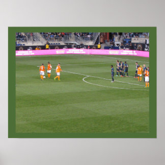 Philadelphia Gewerkschaft Soccer Game Poster