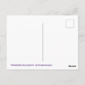 Philadelphia Gray Eichhörnchen Postcard Postkarte (Rückseite)