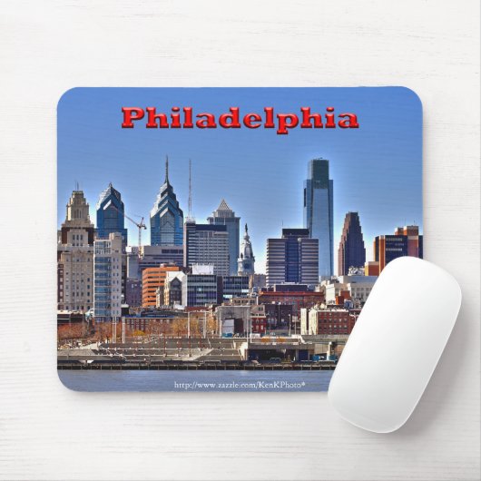 Philadelphia "HDR" Skyline Mousepad (Mit Mouse)