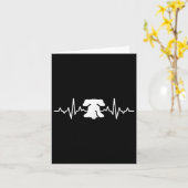 Philadelphia Heart Beat Liebe Philly Karte (Gelbe Blume)
