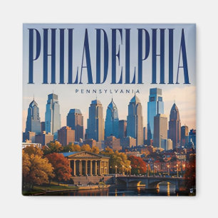 Philadelphia Historisches Zentrum Amerikanische St Magnet