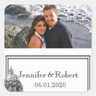 Philadelphia Hochzeit in Urlaubsort Fevor Sticker
