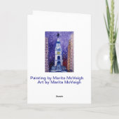 Philadelphia Holiday Card Feiertagskarte (Rückseite)