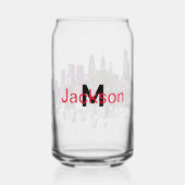 Philadelphia in Graffiti mit Monogramm Dosenglas (Rückseite)