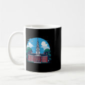 Philadelphia Independence Hall Souvenir Long Sleev Kaffeetasse (Links)