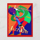 Philadelphia Jazz Fest Postkarte (Vorderseite)
