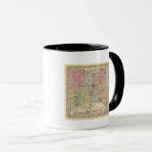 Philadelphia Karte von Mitchell Tasse (VorderseiteRechts)