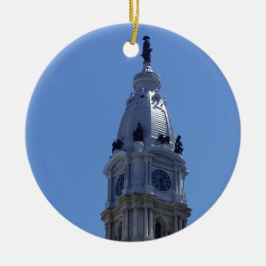 Philadelphia Keramik Ornament (Vorne)